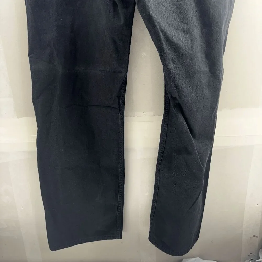 Levi's‎ 505 Men's Jeans Size Actual 41x31 Straight Leg Denim Black Jeans Pants